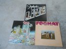 FOGHAT-3 LP'S-VINYL-LIVE-ROCK AND ROLL OUTLAWS-BOOGIE MOTEL