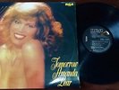 AMANDA LEAR Tomorrow Album 1978 BRAZIL 1st PRESS GOLD PROMO UNIQUE LAMINATED P/S