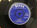 Freddie Starr And The Midnighters Baby Blue  7 Inch Vinyl Record In Ex/ex DEMO