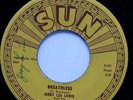 Jerry Lee LEWIS Original US SUN PROMO 45 BREATHLESS (Stamp Signed)
