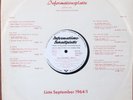 LP -  INFORMATIONSPLATTE - LISTE SEPTEMBER 1964 / I - ROLLING STONES /E. PRESLEY