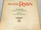Michael Rabin Wieniaswski Violin Concerto No.1 Bruch Scottish Fantasy Vinyl