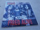 KISS  -  fried alive   -      lp  -  blue  vinyl - dif.cover