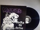 MISFITS - DIE MY DARLING - RARE 1ST PRESS - PLAN9 PL9-3 TRANSLUCENT VINYL NM/VG+