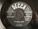 Barons, Decca 48323, My Baby's Gone & A Year And A Day, Great uptempo doo-wop
