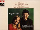 1969 HMV STEREO LP * JACQUELINE DU PRE * SCHUMANN & SAINT-SAENS CELLO CONCERTOS