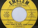 SOUL INC. - WHAT GOES UP MUST COME DOWN - EMBLEM - RARE NORTHERN SOUL 45