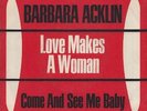 BARBARA ACKLIN: Love Makes A Woman (´68 / very rare orig. German CORAL 7