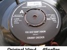 ? CHUBBY CHECKER 'You Just Don't Know' EX- ORIGINAL LONDON Northern Soul 45 HEAR