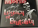 Misfits - Legacy of Brutality Signed Vinyl Signed By Jerry only & Dez Cadena