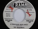 Doo Wop R&B 45 HEARTBEATS A Thousand Miles Away RAMA VG+ promo HEAR