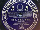 MUSIC HALL STAR GEORGE LASHWOOD - ‘SEA, SEA, SEA’ 1909 COLUMBIA 78