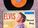 ELVIS PRESLEY - SINGLE - 45ER - HOUND DOG JAHRESZAHLEN COVER 1956 RCA - TOP