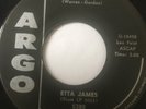 Northern Soul 45/ Etta James  1st Pressing Black Label 