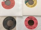 The Symphonies , Terry Felton, Betty Renay, & The Trey J's 45 all 4 vg++