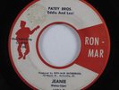 Rockabilly 45 PATEY BROS. (EDDIE & LEE) Jeanie RON-MAR HEAR