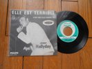 JOHNNY HALLYDAY:Elle Est Terrible SP PHILIPS JUKE BOX B.373.080F Encart ORIGINAL