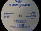 Hi-Rise Funky Nite Orig '81 Hi-Smoke Discoteca Boogie Modern Funk Soul 30.5cm VG