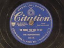 78 RPM -- The Humdingers, Citation 1154, E  Les Paul & Mary Ford rarity - Guitar
