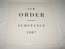 NEW ORDER substance lp - 1987 QWEST 1-25621 - electronic new wave album **