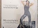 Madonna *Never Played* Crazy For You Limited Edition Shaped Picture Disc Plinth