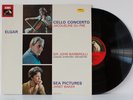 EMI ASD 655 Elgar Cello Concerto Du Pre Barbirolli Baker Large Dog LP