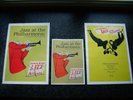 JAZZ AT THE PHILHARMONIC EXHIBITION CATALOGUE + 2 JATP POSTERS NORMAN GRANZ DSM