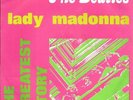 THE BEATLES 45 LADY MADONNA+PS ITALY RARE 1976 APPLE