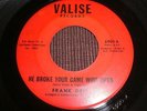 FRANK DELL He Broke Your Game Wide Open m- VALISE northern soul 45 rare soul