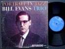 BILL EVANS TRIO Portrait In Jazz LP RIVERSIDE RM 12-315 US '60 MONO Scott LaFaro