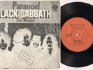 BLACK SABBATH 'Paranoid' 1972 Israeli 7