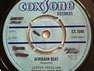 LESTER STERLING-Afrikaan Beat/PARAGONS-My Satisfaction-UK Coxsone 7