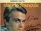 Claude François EP Philips 432.864 dédicacé