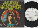 ALICE COOPER 'No More Mr. Nice Guy' 1973 German whitelabel promotional 7