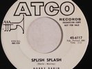 rocker 45 RPM BOBBY DARIN Splish Splash ATCO PROMO VG++ HEAR judy don't be moody