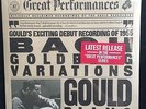 BACH Goldberg Variations - GLENN GOULD 1955 debut - CBS LP 1983 FACTORY SEALED