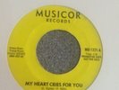 Northern Soul Classic Record 45rpm Porgy and the Monarchs My Heart Cries For You