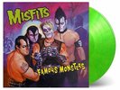 Misfits - FAMOUS MONSTERS 2018 ltd green vinyl LP album w. lyrics & stickers NEW