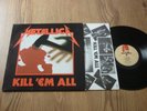 METALLICA - Kill 'em All - UK LP with INNER - MUSIC FOR NATIONS - MFN 7