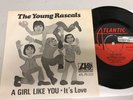 YOUNG RASCALS A Girl Like You RARE  German 45 & Sleeve It's Love Felix Cavaliere