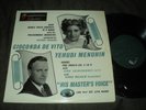 HMV GHLP 1002 ed1 Gioconda de Vito, violin: Bach, Handel. NO ASD, NM/MINT