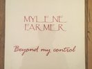 LP MYLENE FARMER PROMO EDITION LIMITEE BEYOND MY CONTROL VENTE INTERDITE NEUF