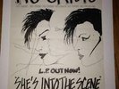 vintage org NO CRISIS PROMO 11x17 Punk Flyer poster kbd hardcore rock