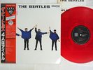 BEATLES HELP EMI/ODEON EAS-70134 Japan OBI MONO Clear Red Vinyl VINYL LP