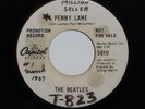 Beatles RARE Canada 1967 Penny Lane / Strawberry Fields Forever PROMO 45