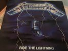 Metallica vinyl ride the lightning 1984 very good condition
