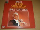 SLS 1077723 BACH PAUL TORTELIER 'THE SIX CELLO SUITES' HMV BOX SET DMM x 3 LPs