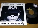 PET SHOP BOYS - LOVE COMES QUICKLY 7/45 *PLASTIC SLEEVE* PORTUGAL PORTUGUESE EX+