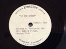 1967 PUBLISHING DEMO ACETATE - BETTY HARRIS - 12 RED ROSES / NORTHERN SOUL
