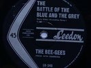 BEE GEES THE BATTLE OF THE BLUE RARE 1963 AUST LEEDON LABEL SINGLE BARRY GIBB